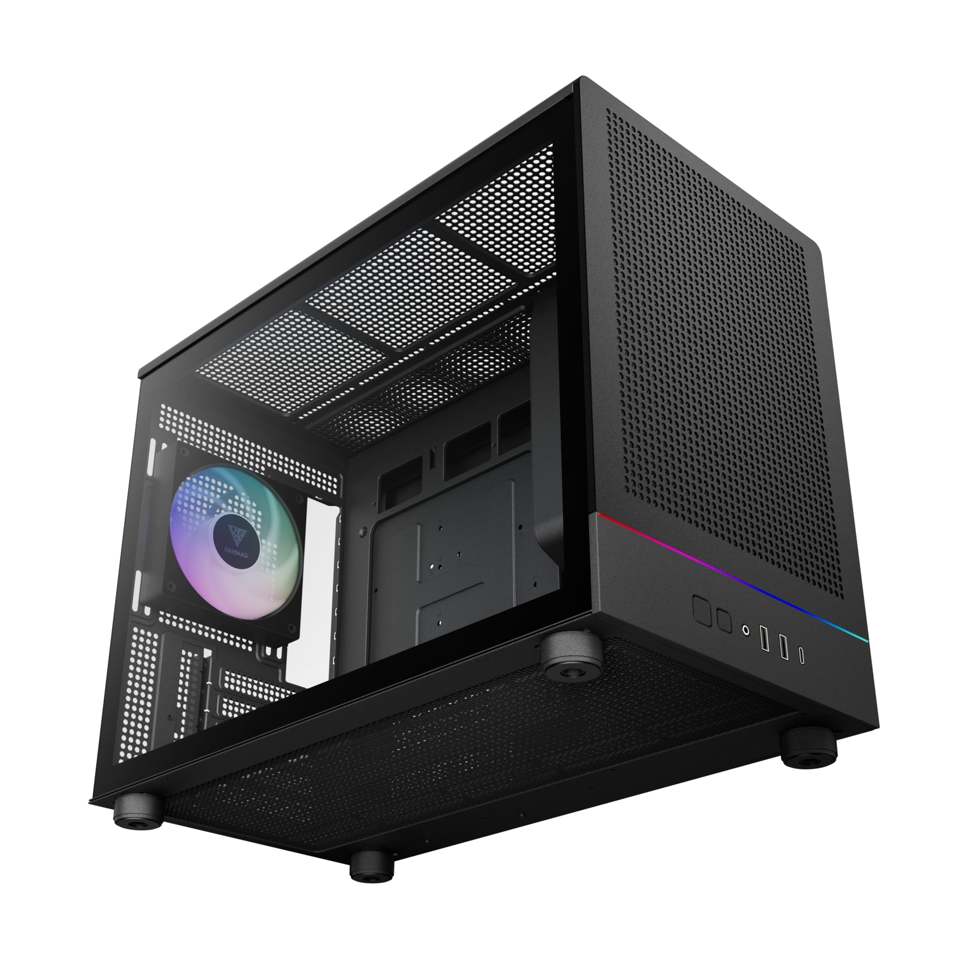 GAMDIAS Caja Micro Torre Athena M4M 3 x 120
