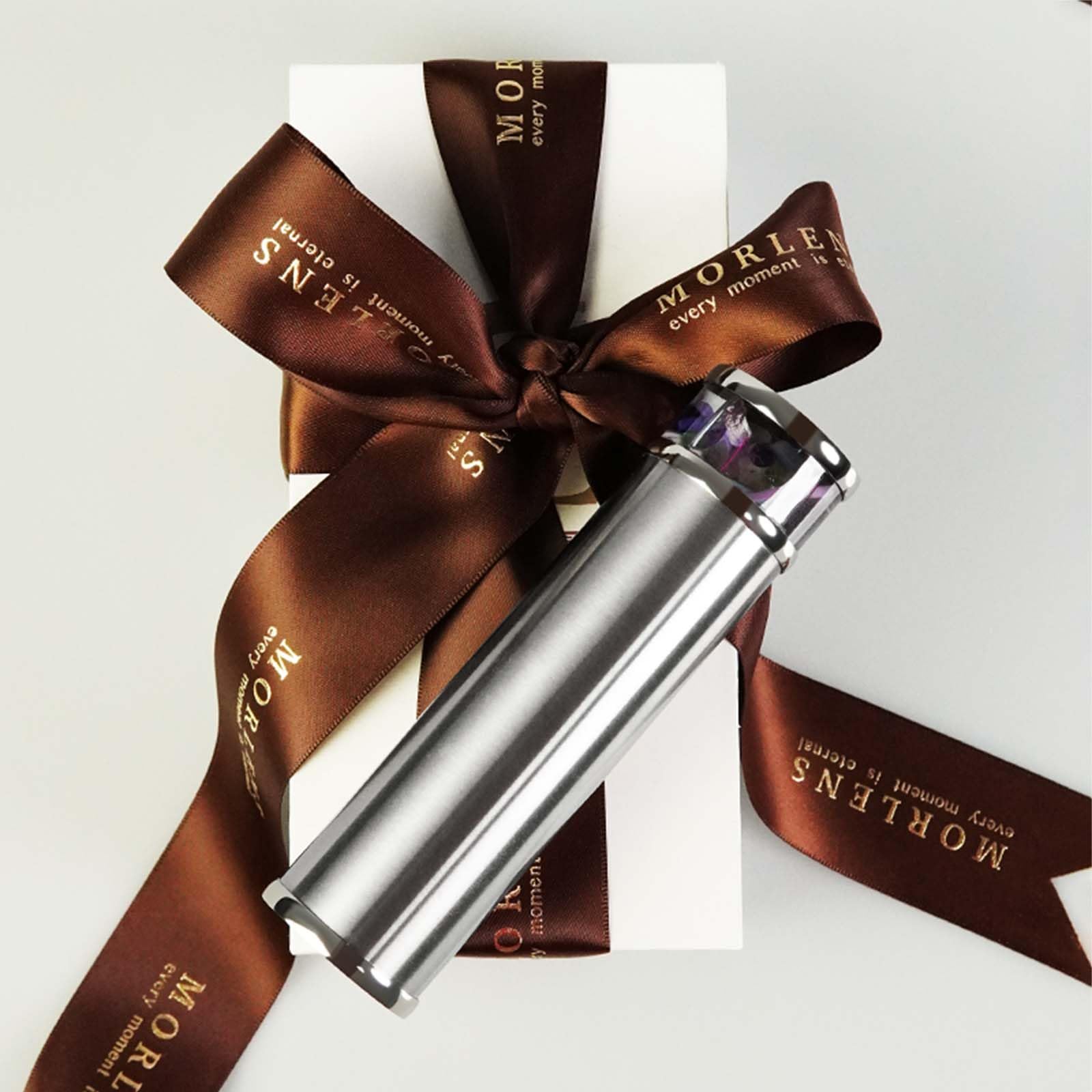 Kaléidoscope classique en acier inoxydable fait à la main, avec cristaux d'agates naturelles et pierres de guérison, kaléidoscope pour adultes, cadeau d'anniversaire pour homme 13,5 cm