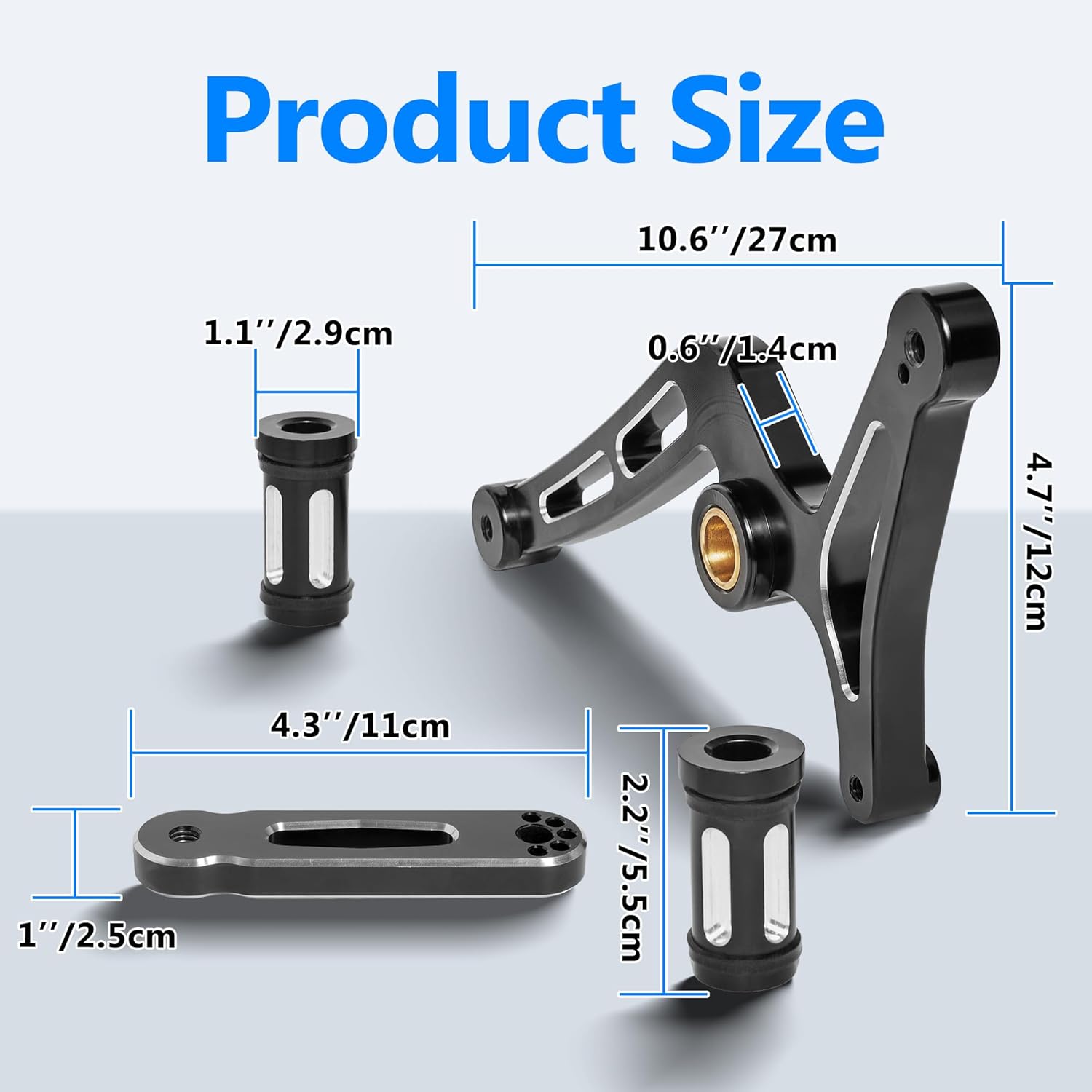 Aluminum Heel Toe Shifter Front Rear Gear Shift Lever for Indian Scout/Scout Sixty 2025-up Models Accessories