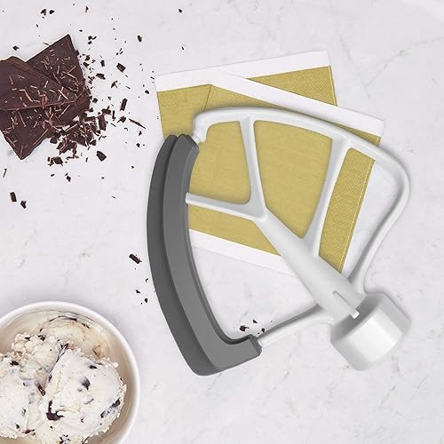 Miniatura 7 de 4,5-5 Quart Flex Edge - Batidora para cocina, soporte para cabeza, mezcladores, color blanco, Blanco