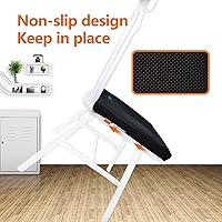 Vista 9 de Sojoy Cojín de asiento de gel, cojín portátil de espuma viscoelástica para automóvil, oficina, silla de ruedas, espalda baja, ciática y alivio