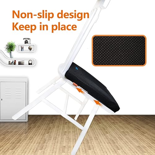 Miniatura 9 de Sojoy Cojín de asiento de gel, cojín portátil de espuma viscoelástica para automóvil, oficina, silla de ruedas, espalda baja, ciática y alivio