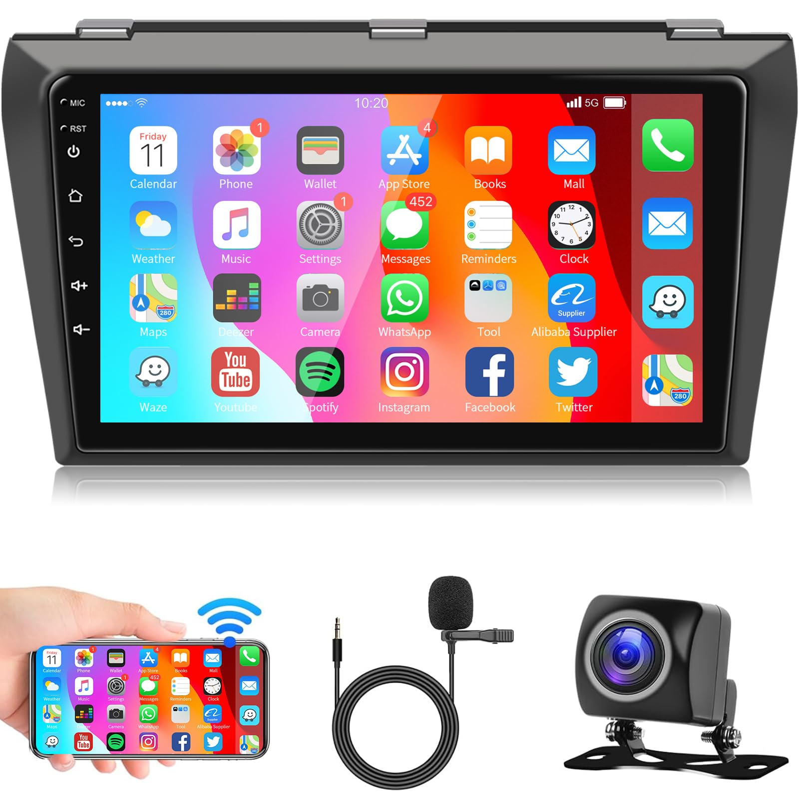 Amazon.com: [2G+64G] Android Radio for Mazda 3 2004 2005 2006 2007