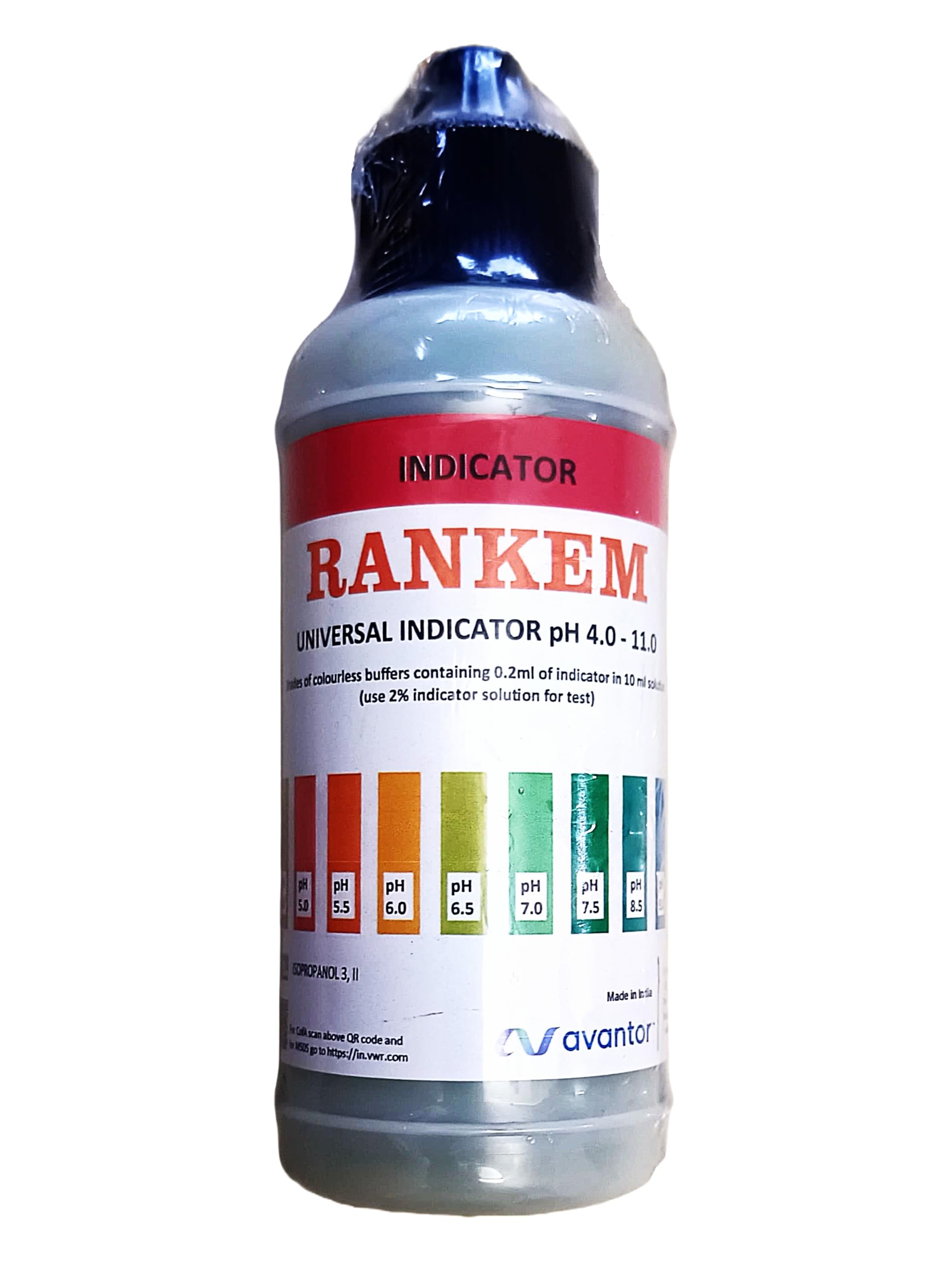 See full amazon price history chart for Rankem Universal Indicator Solution (pH range 4.00 to 11.0), 100ml, Storage: Room temperature, Shelf life 5 years for testing of pH level Rankem Universal Indicator Solution (pH range 4.00 to 11.0), 100ml, Storage: Room temperature, Shelf life 5 years for testing of pH level (B0DFTPKF12) Amazon Price History, Amazon Price Tracker