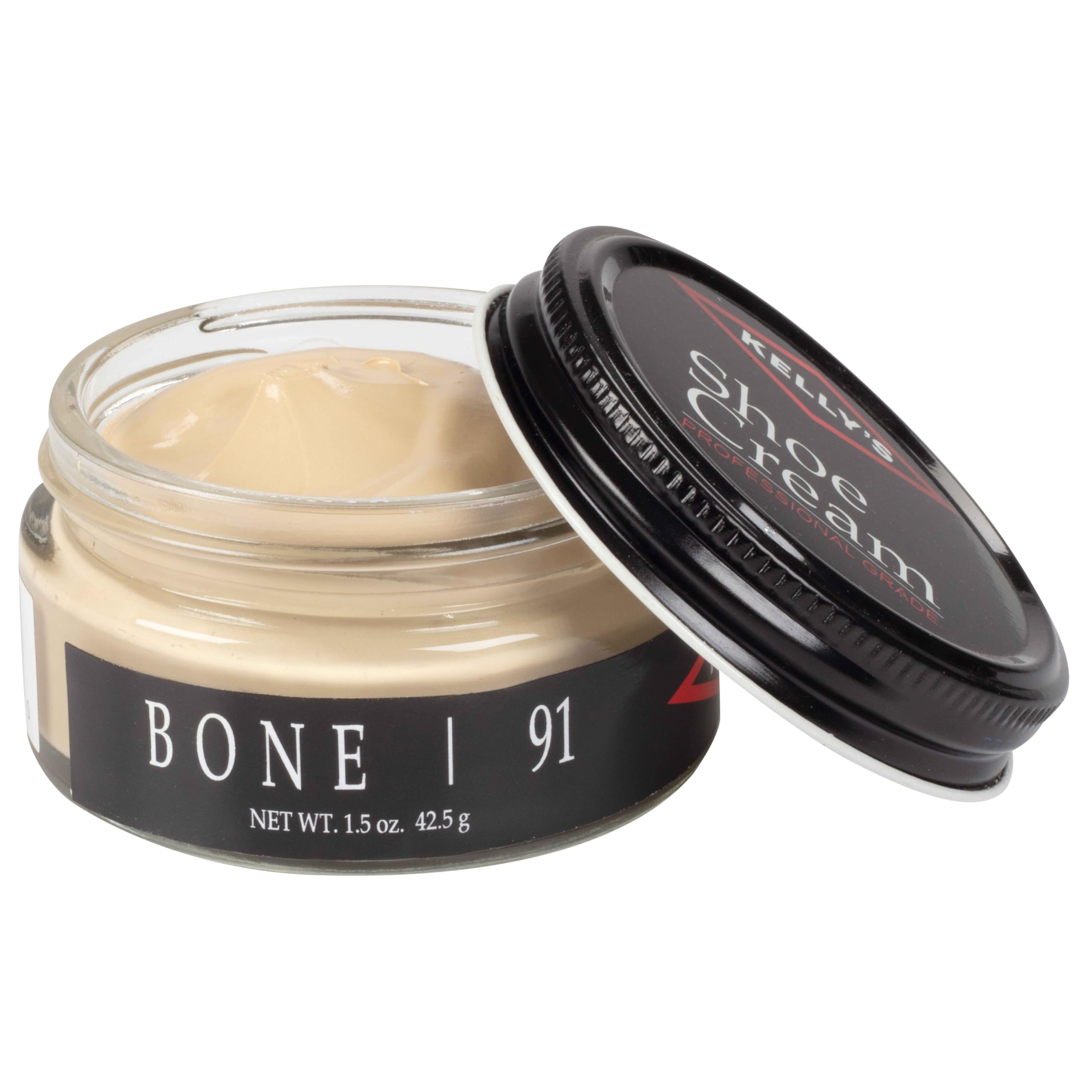 Kelly's Bone Shoe Polish 1.5 oz - Professional Leather Shoe Cream