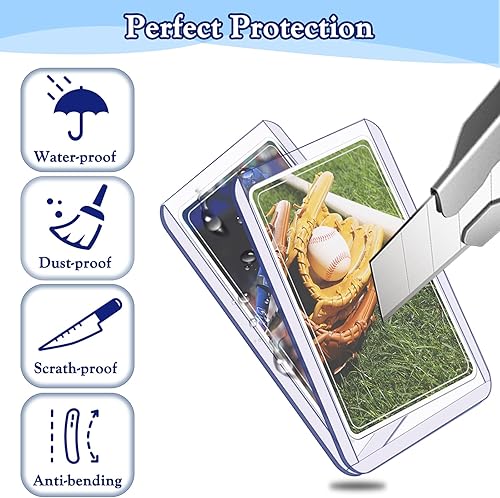 Miniatura 3 de TopLoaders - 200 fundas para tarjetas y 400 fundas transparentes y suaves para tarjetas intercambiables, fundas protectoras para tarjetas Stardard,