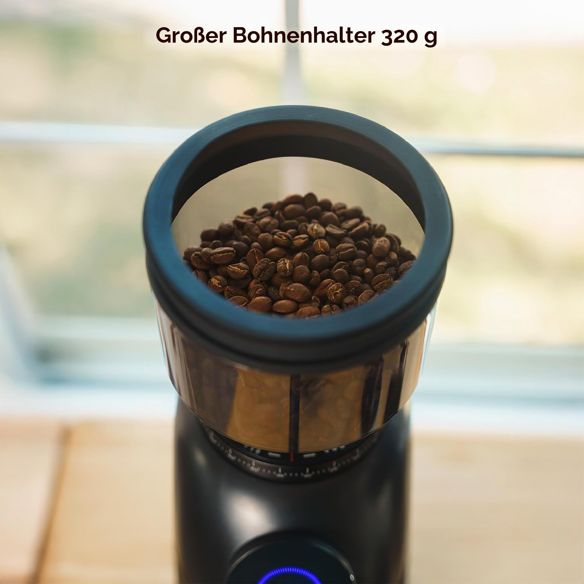 MiiCoffee GF64 Kaffeemühle (schwarz)