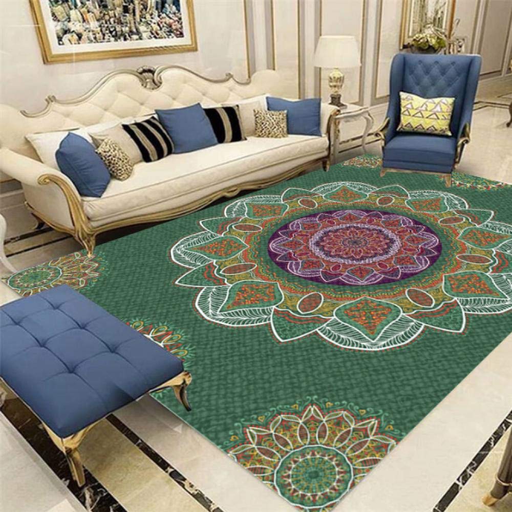 Tappeto Moderno di Design per la casa Tappeto in Stile Etnico Multicolor Modello 140x200 cm