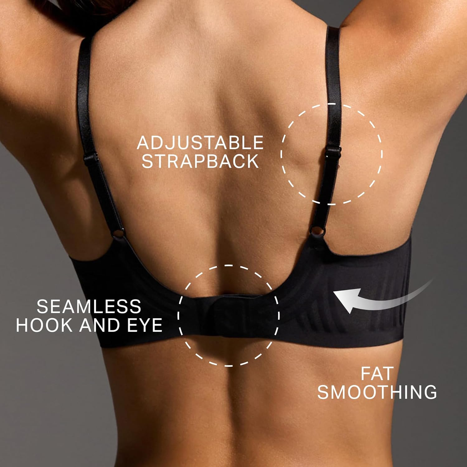 EBY Relief Bra, Wireless Bras for Women, Seamless Bralette with Adjustable Straps, Supportive Bras for Women - Image 2