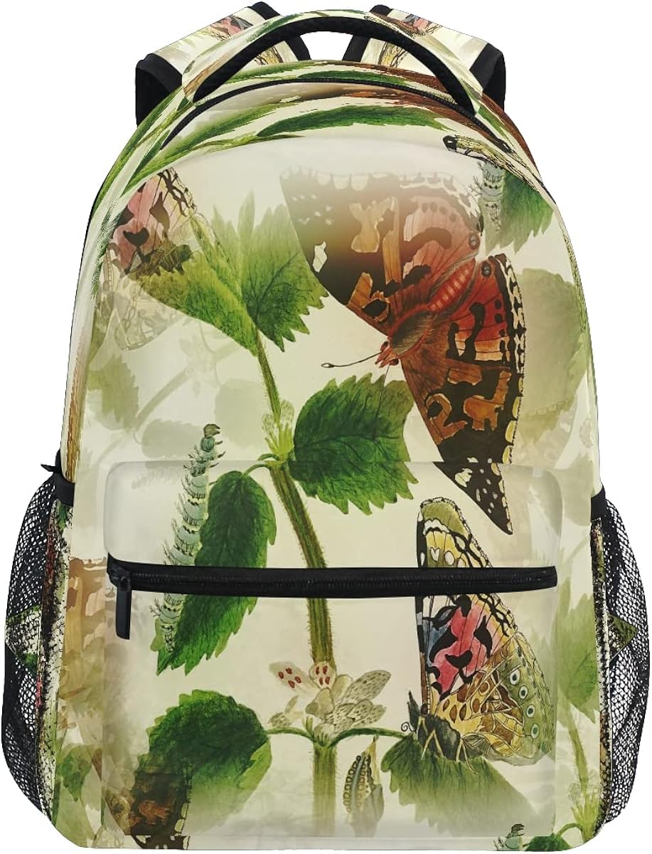 Birds on The Tree - Mochila infantil para niñas, niños, adolescentes, bolsa de escuela reciclada con compartimento para computadora portátil, 16 x 11.4 pulgadas