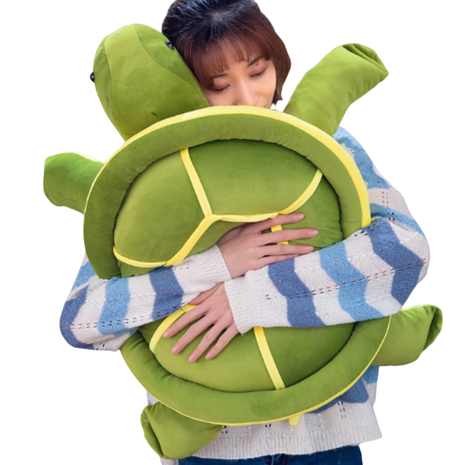 OUKEYI Turtle Plush Toy, Soft Turtle Teddy Pillow Stuffed Animals Ocean, Big Stuffed Gift for Kids Birthday Valentines Deco ﻿ (55cm)