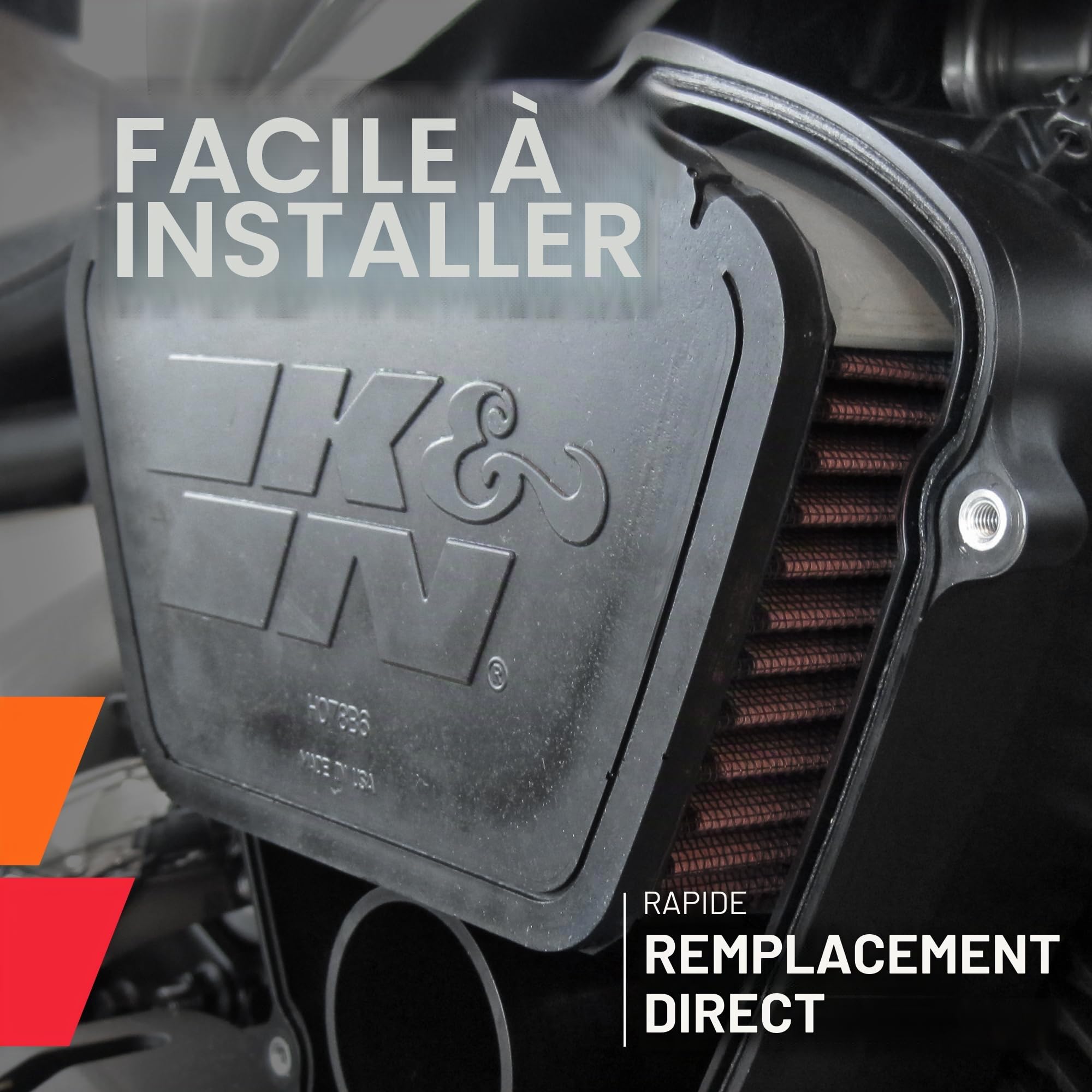 K & N cm de 1314 Moto Tausch locaux humides compatible avec filtre