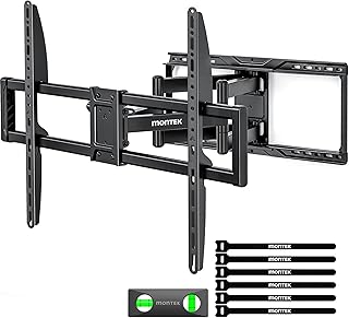 monTEK Heavy-Duty Full Motion TV Wall Mount Bracket for 50–100″ TVs up t...