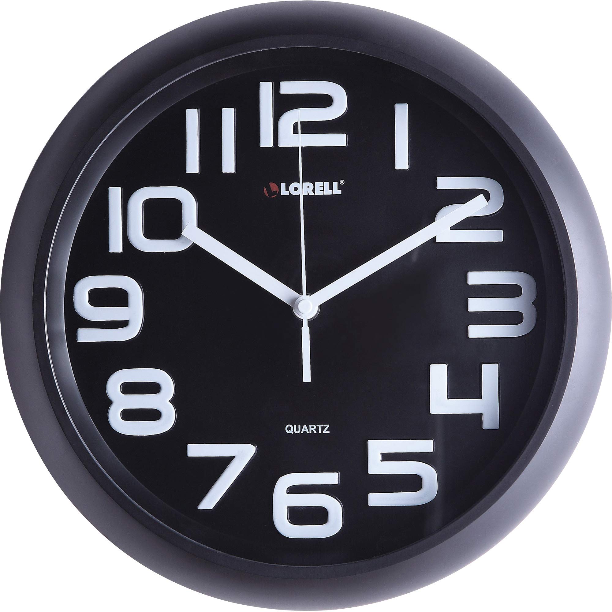 Lorell Reloj, Negro, 11-5/8"
