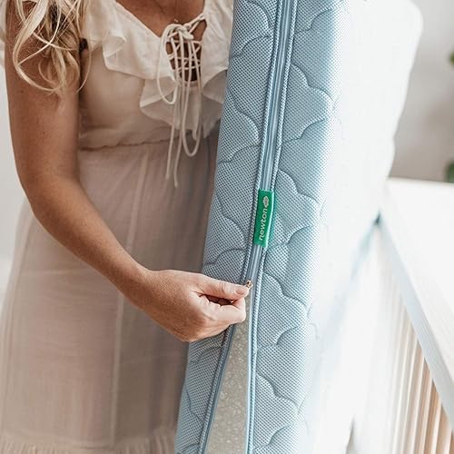 Miniatura 5 de Newton Baby Funda de repuesto para colchón de cuna, con cremallera, ultra transpirable, probada para reducir el riesgo de asfixia, segura, lavable a