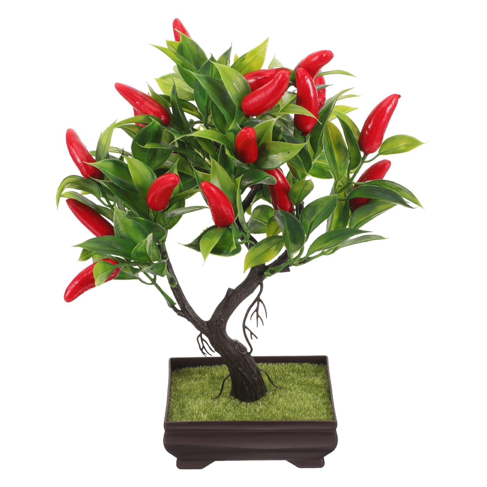 Gatuida 5 Pezzi Di Frutta Simulata Bonsai Decorazione Del Soggiorno Pianta Verde Da Tavolo Fiore Artificiale Piccoli Ornamenti Piccola Pianta Artificiale Palma Decorazione Frutta