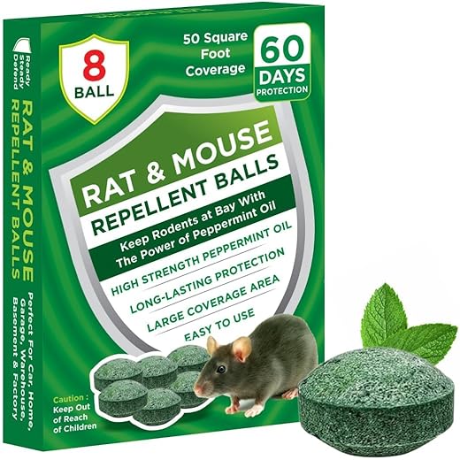 MANSPOT Rat Repellent Pills 8 BALL