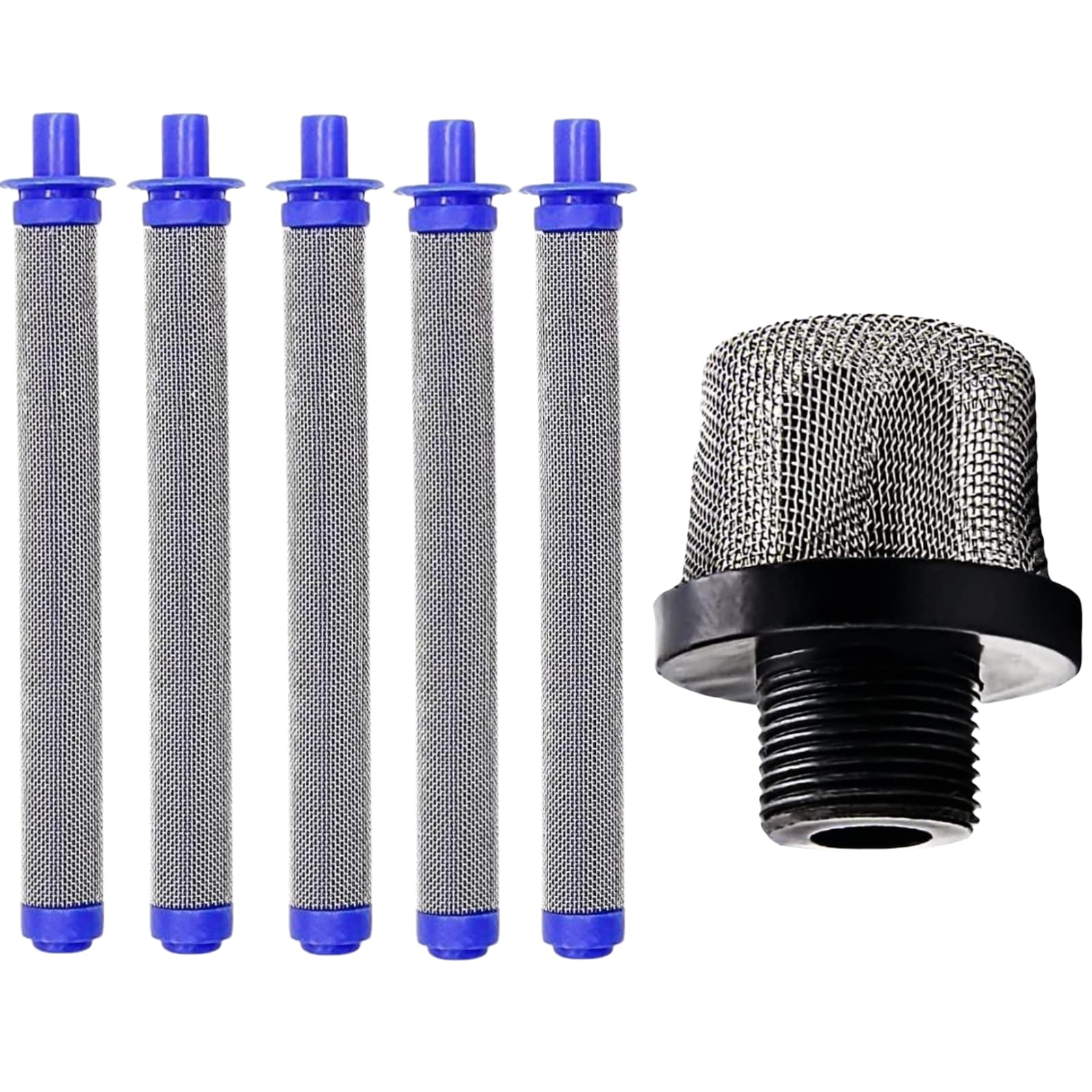 Replacement Filters Set for Graco Paint Sprayer Filters, Includes 1pk 288716 3/4-Inch Inlet Strainer Thread and 5pk 288749 Airless Spray Gun Filter,