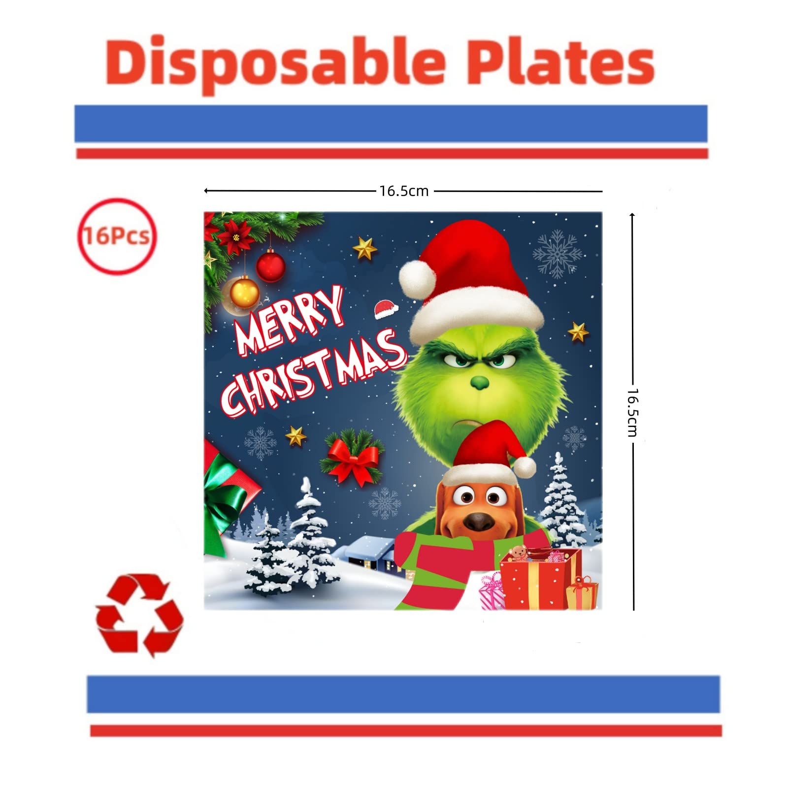 20pcs Christmas Party Paper Napkins - Image 2