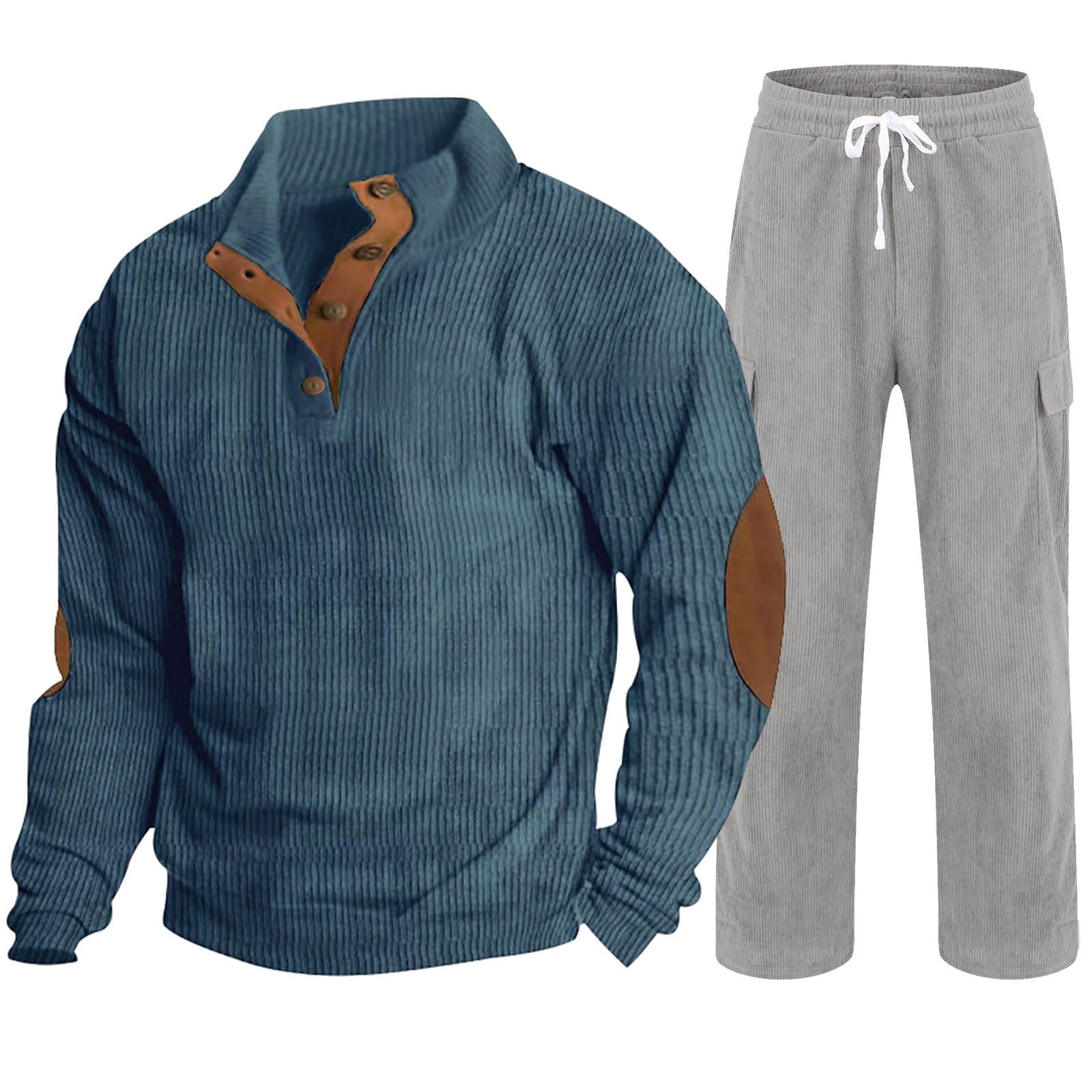 Set completo di tute da uomo, set di abbigliamento sportivo per gli uomini