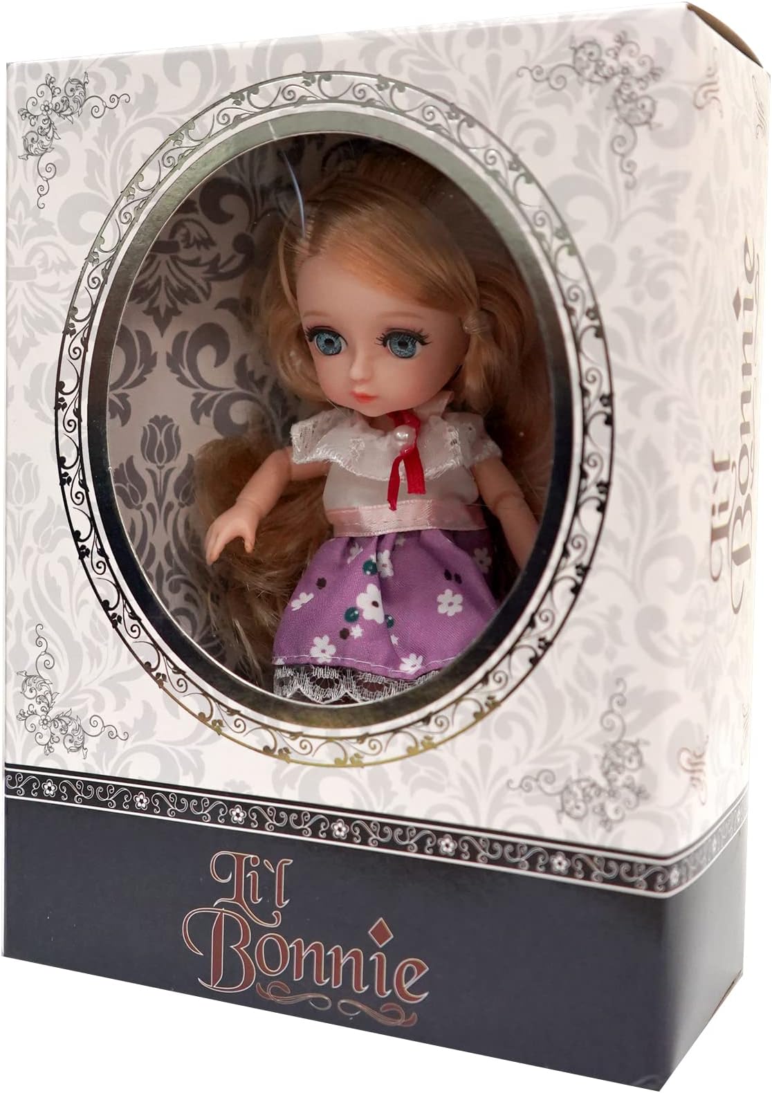 Bonnie Li’l Cute Fashion Doll, 6 Inches Doll with Stylish Dress & Shoes, Articulated Toy, Promotes Empathy & Imagination – Ages 3+, Assorted Design,