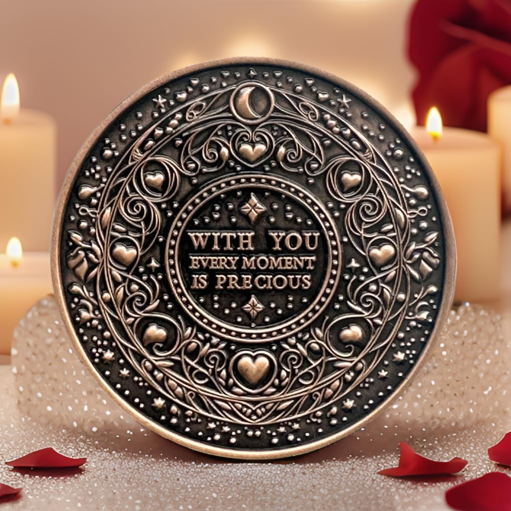 Love Coin Collection Challenge Coin: Unique Memento and Pocket Token Gift to Inspire and Make Him/Her Lucky - Perfect Commemorative Gift to Show Your Love and Appreciation-ZSALSTING image 4