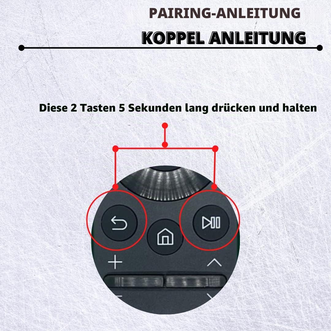 Ersatz Fernbedienung für Samsung TV GQ55S95 | GQ55S95BATXZG | GQ65Q60BAU