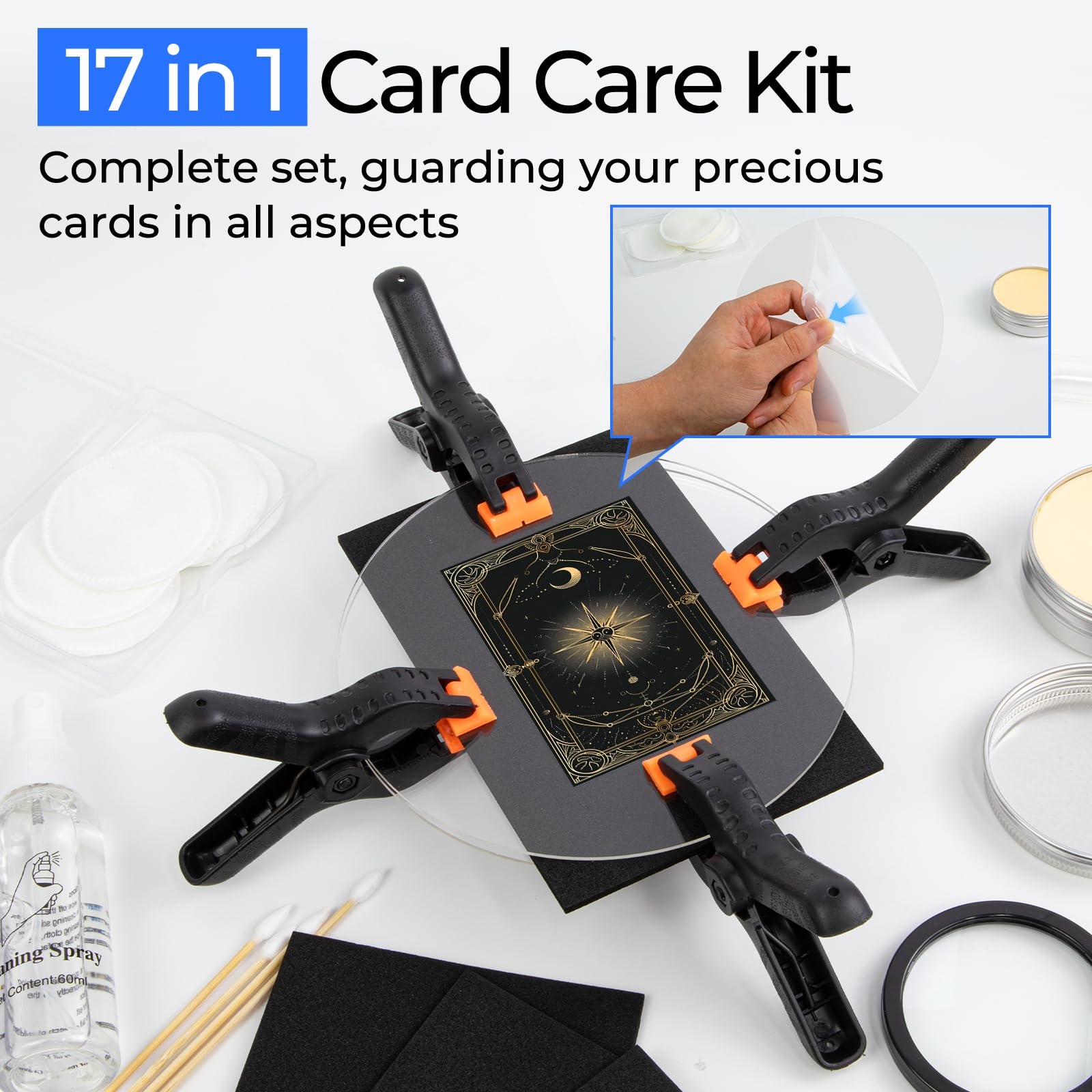 Amazon.co.jp: FETUSI カードケアクリーンキット、17-in-1カード