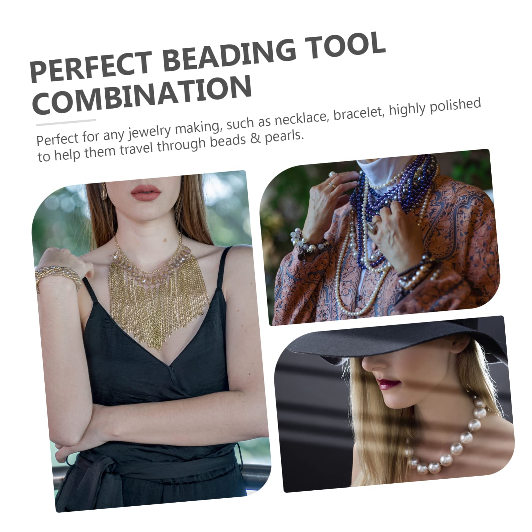 ARTIBETTER 2sets 10pcs Beading Needles Long Easy Threading Needles for Embroidery and Crafts for Jewelry Making and Sewing Projects 10pcs*2