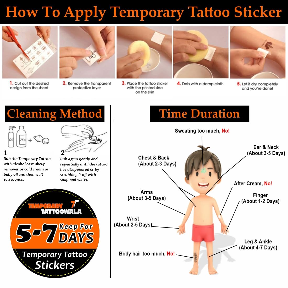Temporary Tattoowala Black Arrow Tribal Tattoo For Male And Female Temporary Tattoo 3