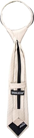 Spring Notion Boy's Dotted Woven Zipper Tie