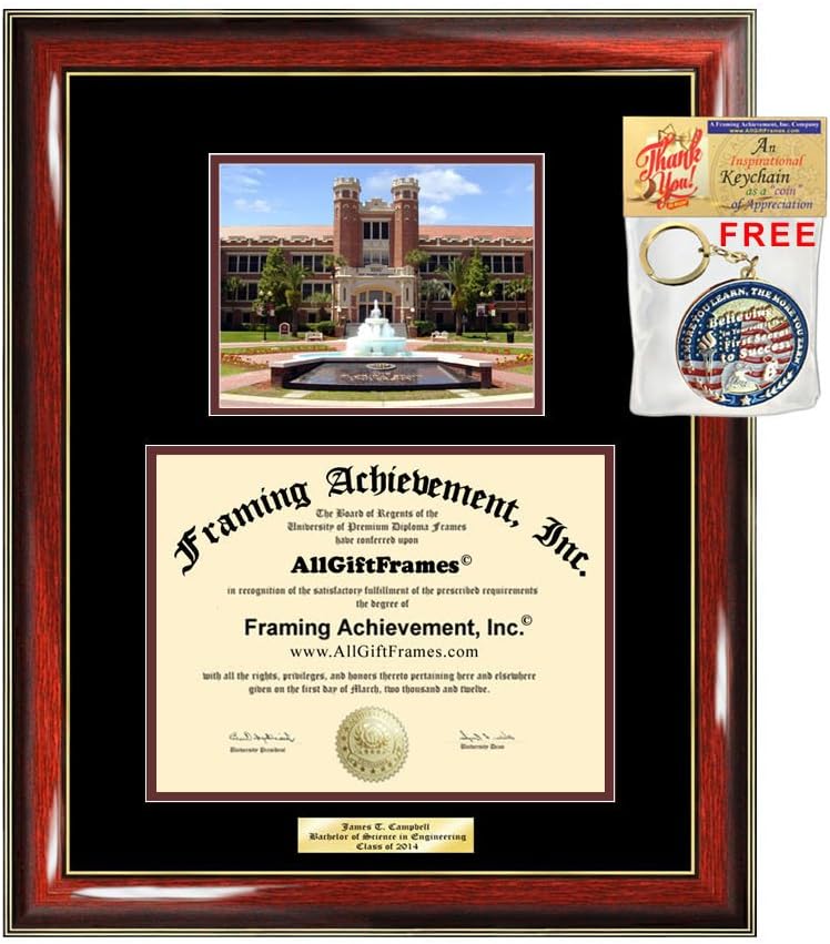 Diploma Frame FSU Florida State University Graduation Gift