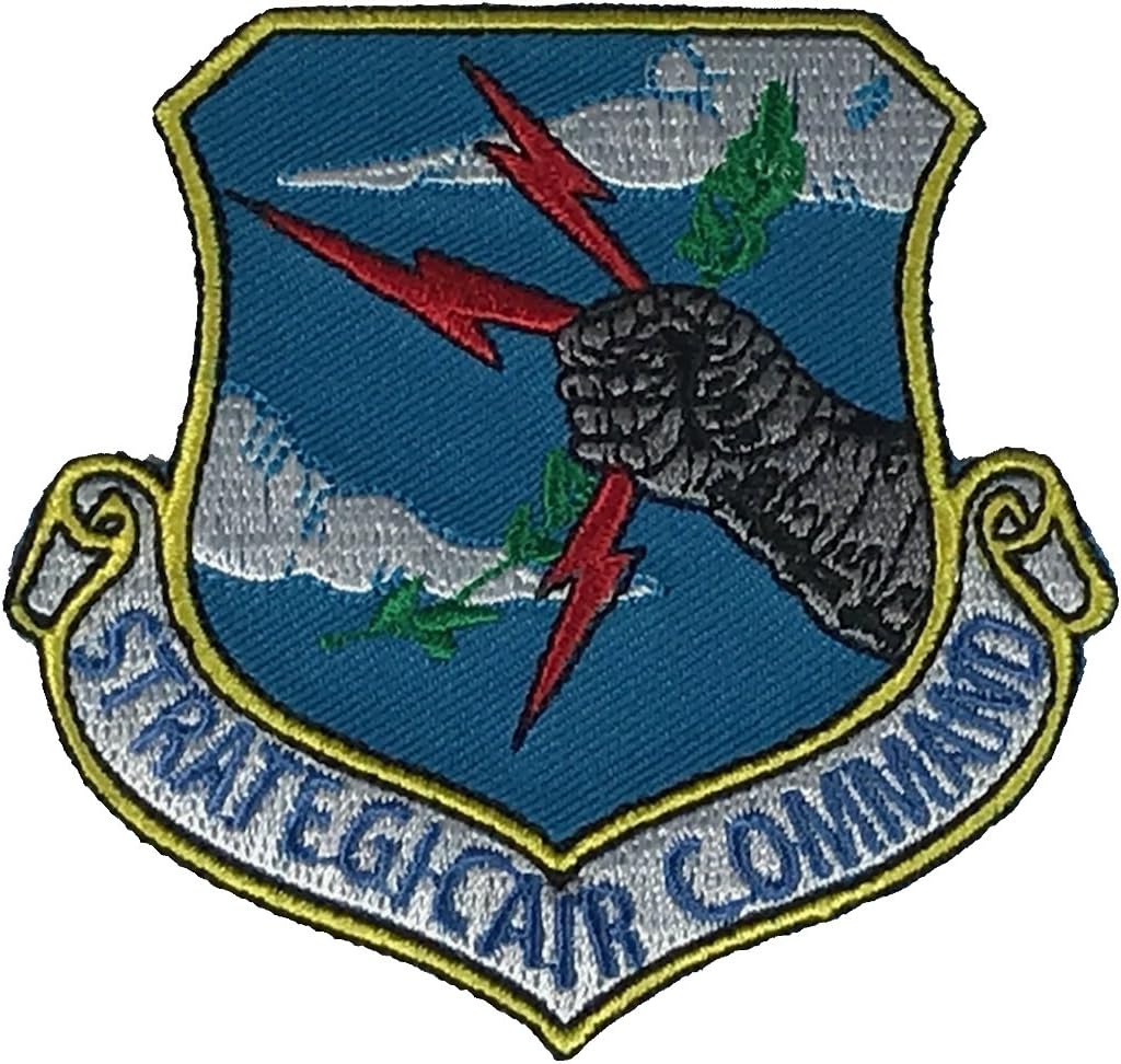 AIR FORCE STRATEGIC AIR COMMAND SHIELD PATCH"SAC" - Color - NON REGULATION
