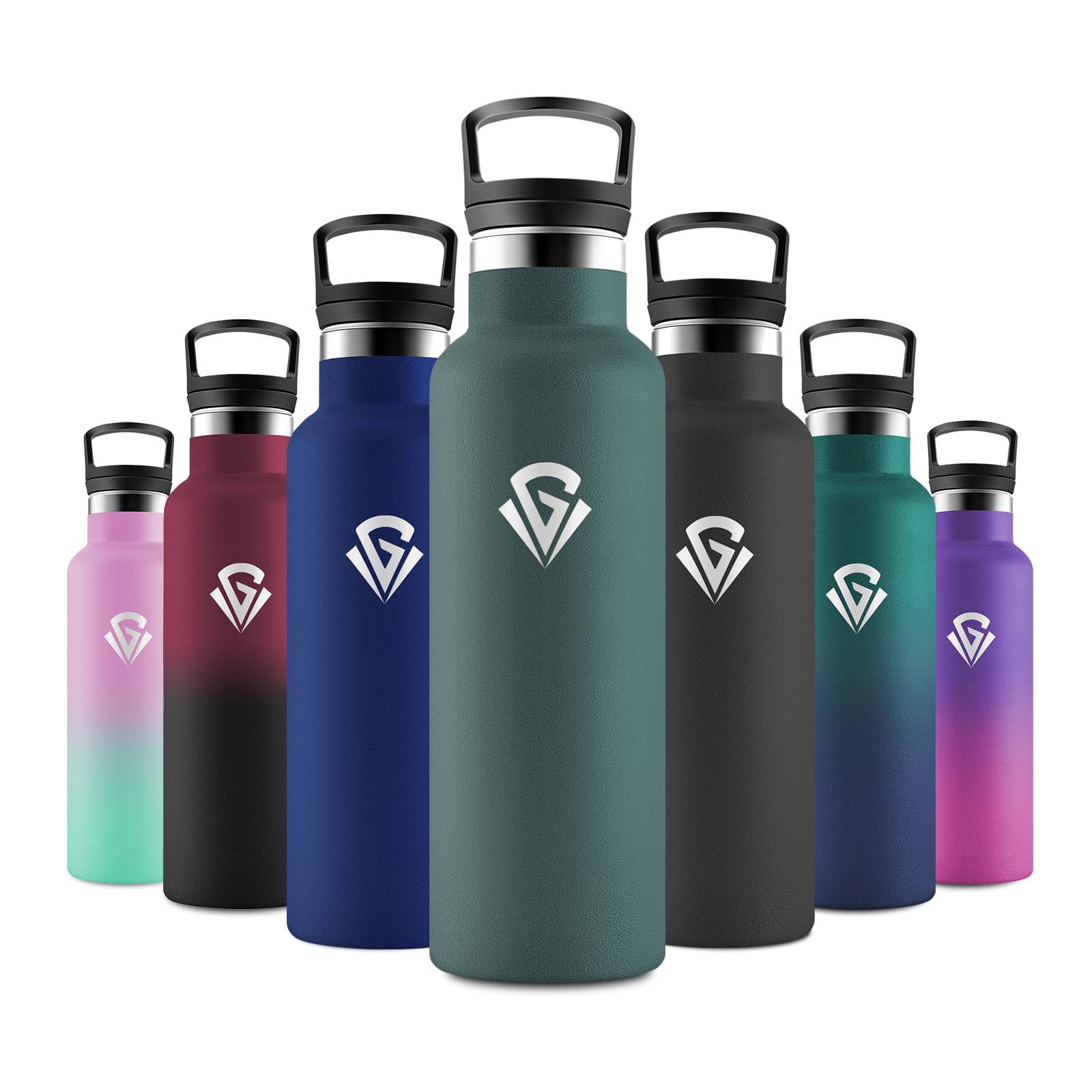 JAPORIA 500ml Thermal Water Bottle BPA Free Water Bottle with Straw for Carbonated Drinks Leak Proof School Hiking