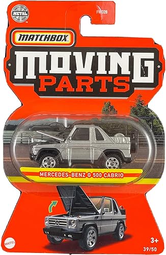 Matchbox Piezas de mudanza Benz G 500 Cabrio (Silver) 3950