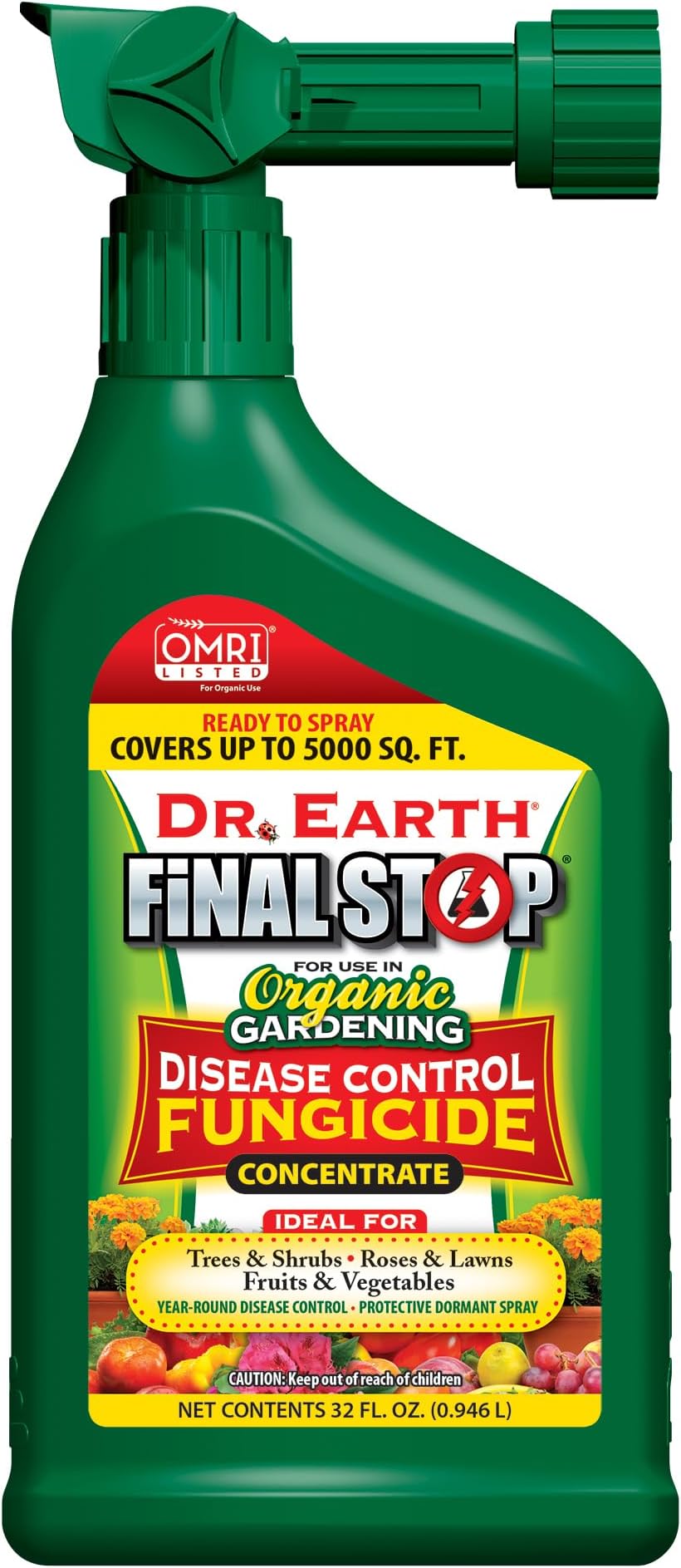 Dr. Earth Final Stop Disease Control Fungicide RTS 32oz.
