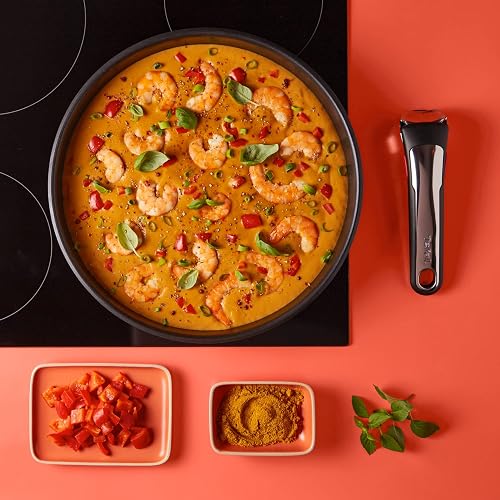 Tefal Ingenio Poêle 24 cm, Induction, Acier inoxydable haute qualité, Empilable, Polyvalence, Compatible lave-vaisselle, Preference L9720402 - 5