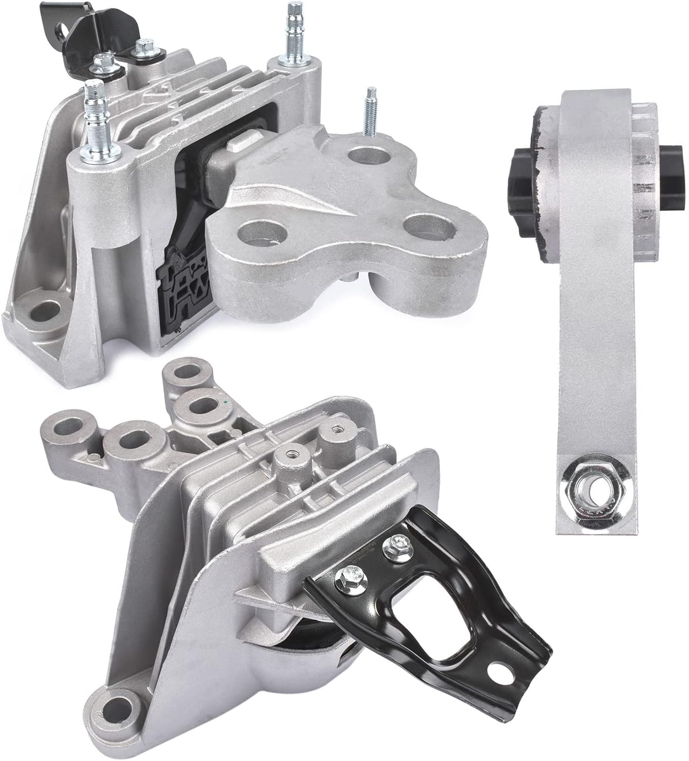 Engine Motor & Transmission Mount Set Replacement for 2017-2021 Chrysler Pacifica Voyager 3.6L V6 68224746AD, 68224742AD, 68485537AA