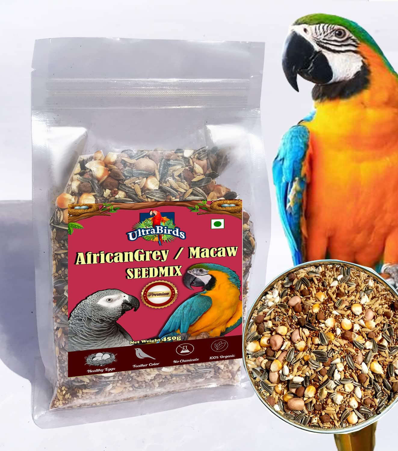 See full amazon price history chart for UltraBird’s Seedmix for Macaws | Daily Birds Food (450 Grams) UltraBird’s Seedmix for Macaws | Daily Birds Food (450 Grams) (B0CJXQQMY6) Amazon Price History, Amazon Price Tracker