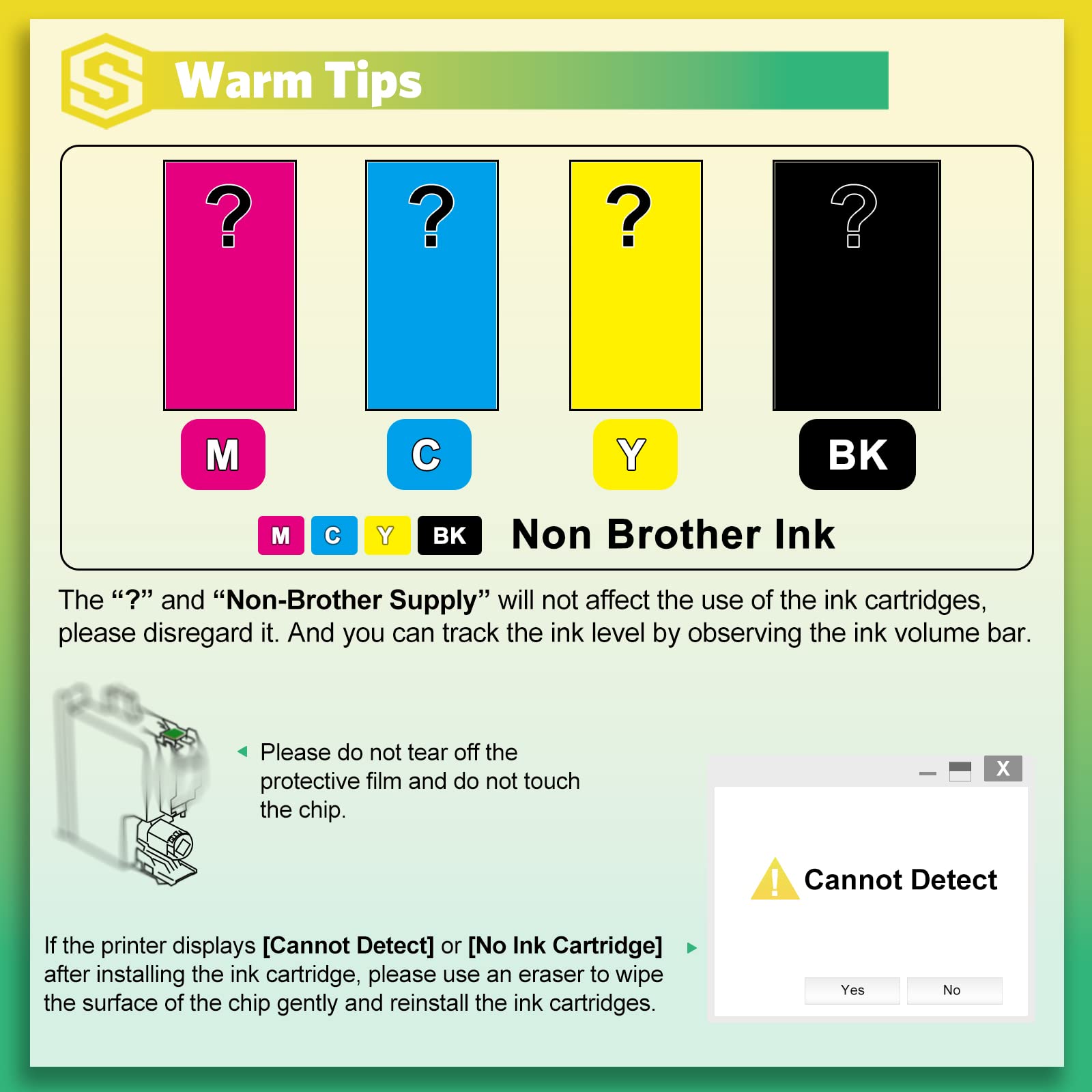 S SMARTOMNI Compatible Ink Cartridge 