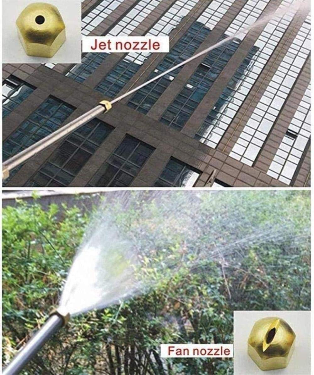 Pistola a spruzzo per tubo da giardino, pistola a spruzzo ad alta pressione, perfetta per auto e animali domestici