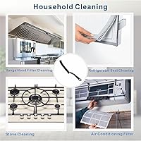 Vista 7 de Cepillo de limpieza de hendiduras de cerdas duras, cepillo de limpieza de huecos, cepillo de lechada para cocina, baño, bañeras