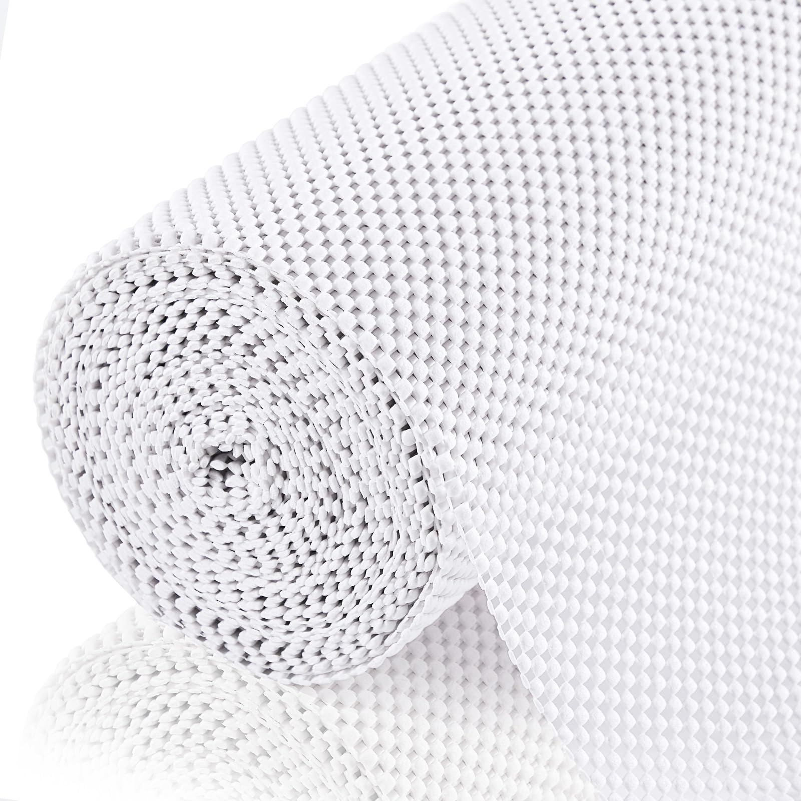 Viseeko Non Slip Drawer and Shelf Liner, Non Adhesive, White, 50x305cm