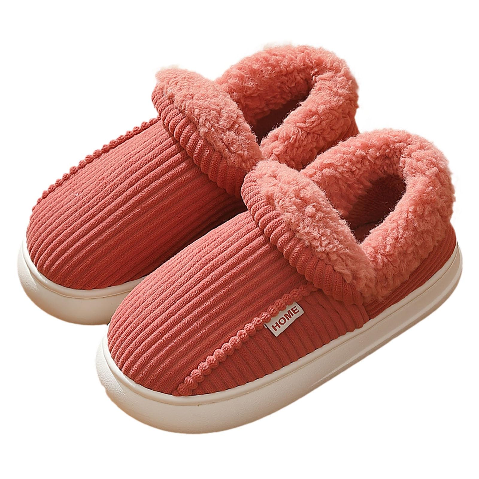 Pantuflas antideslizantes para mujer y hombre, para otoño e invierno, cálidas, antideslizantes