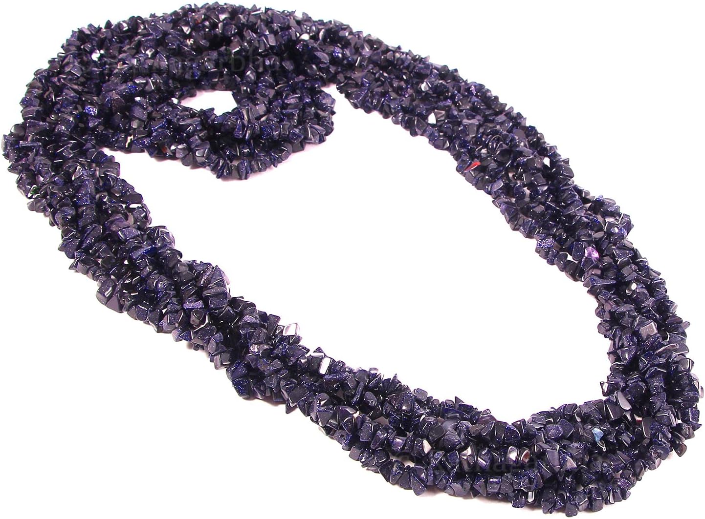 Blue Sunstone Chips Beads, 34" Strand, Blue Sunstone Chips, Blue Sunstone Nuggets, Blue Sunstone Beads, Sunstone Chips Beads, Smooth Chips Beads, Nuggets Beads