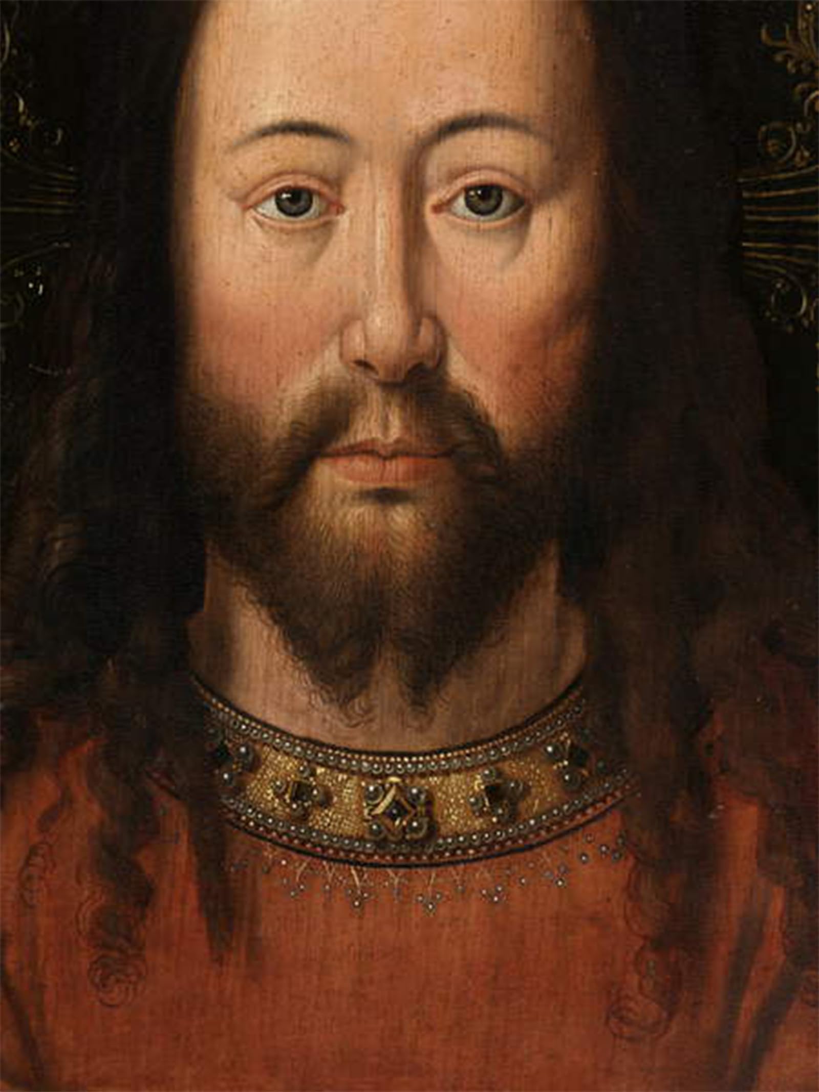 ARTXLXXBN Famous Painting Canvas Artwork Graffiti Print Portrait of Christ by Jan Van Eyck Portrait Canvas Image for Home Decor 60x90cm