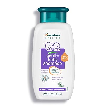 Himalaya Gentle Baby Shampoo for Baby-Soft Hair & Scalp Soothing Moisture, 6.76 oz...