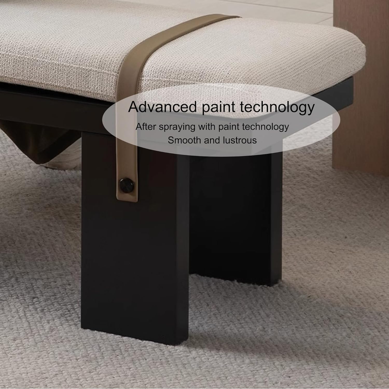 Entryway Wood Bench Wooden Dining Bench Indoor Bedroom End of Bed Bench Seat Farmhouse Decor with Cushion for Living Room Dining Room Hallway(120cm/47.2in)