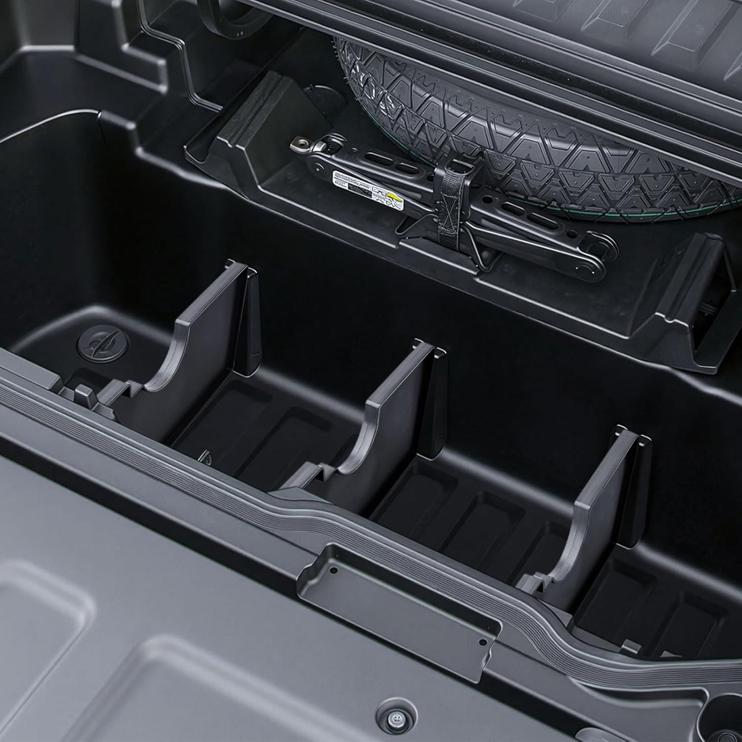 RUNROAD Trunk In-Bed Dividers Compatible with 2017-2022 2023 2024 2025 Honda Ridgeline Accessories, Trunk Cargo Divider For Ridgeline Tailgate Rear Storage Box Insert Compartment Center Console Tray