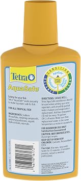 Tetra 16172 AquaSafe Fish Tank Water Conditioner, 8.45 fl oz
